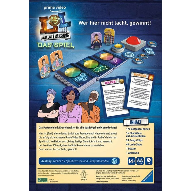 Last one Laughing - Das Spiel