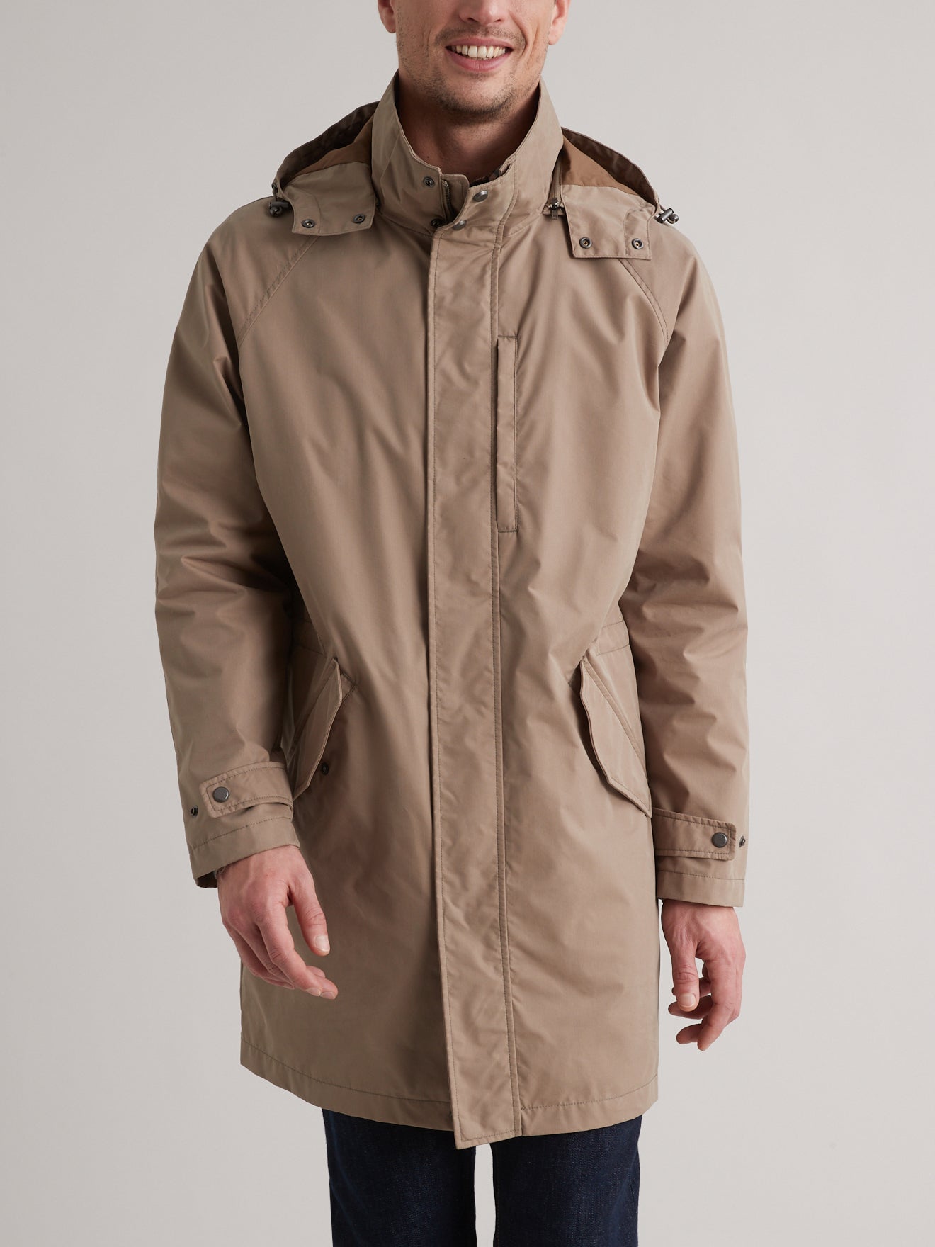 Parka longue homme