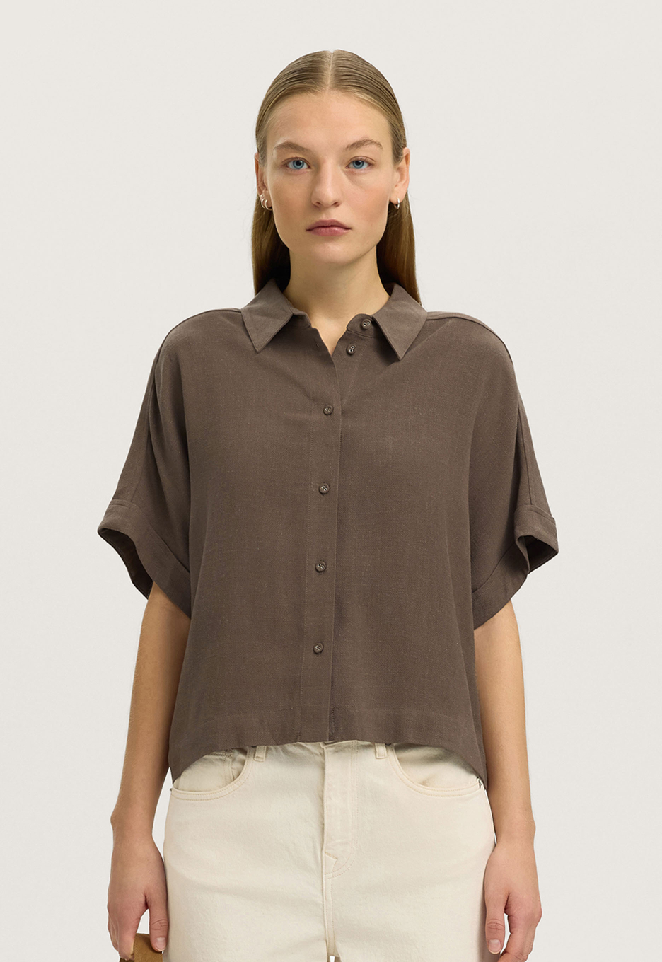 Selected Viva Cropped Blouse