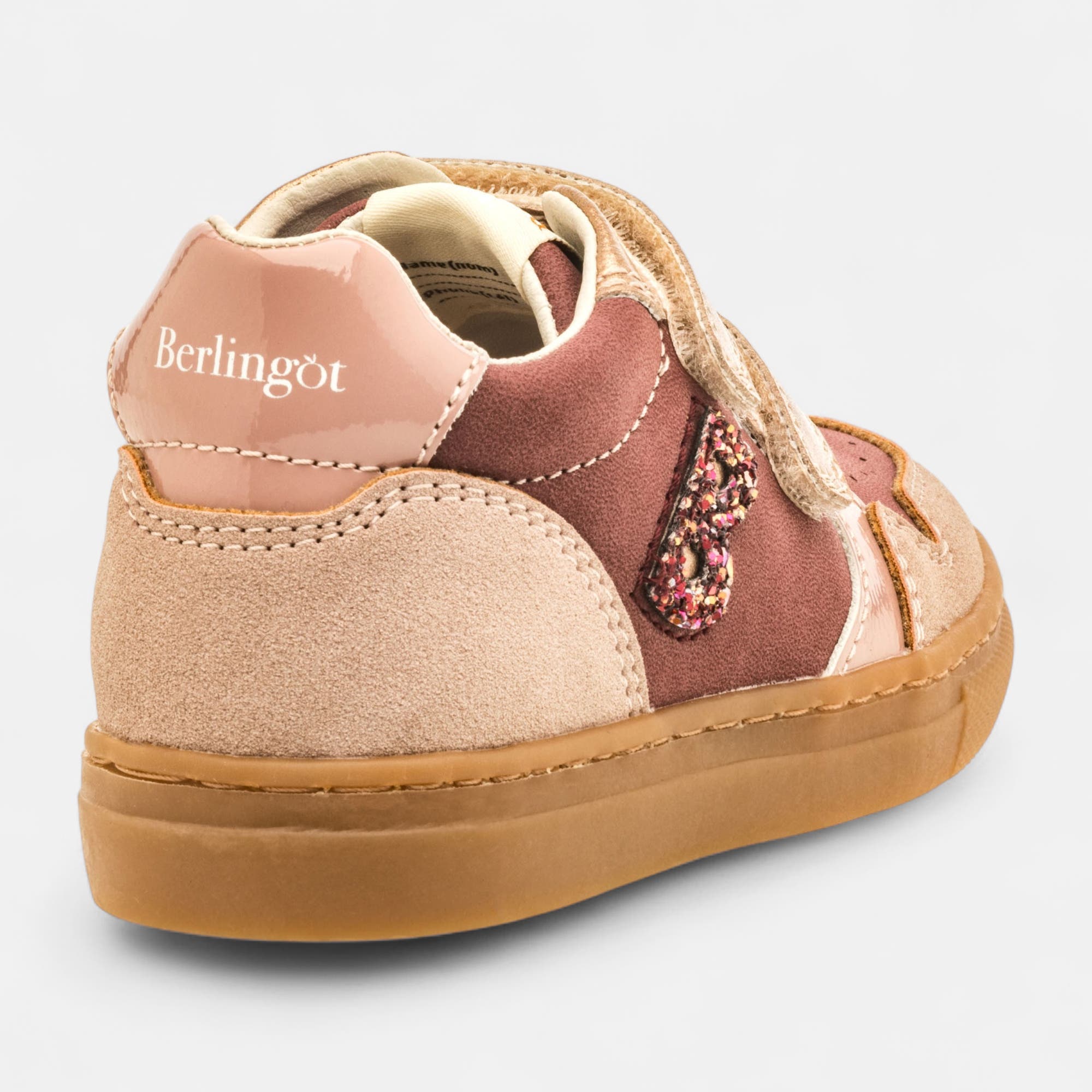 Baskets hautes Fille rose