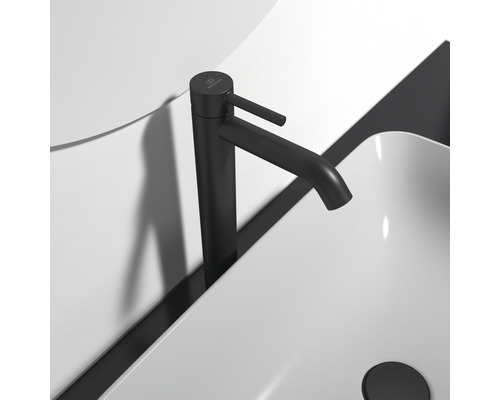 Ideal Standard CERALINE zijdezwart mat BC269XG wastafelkraan