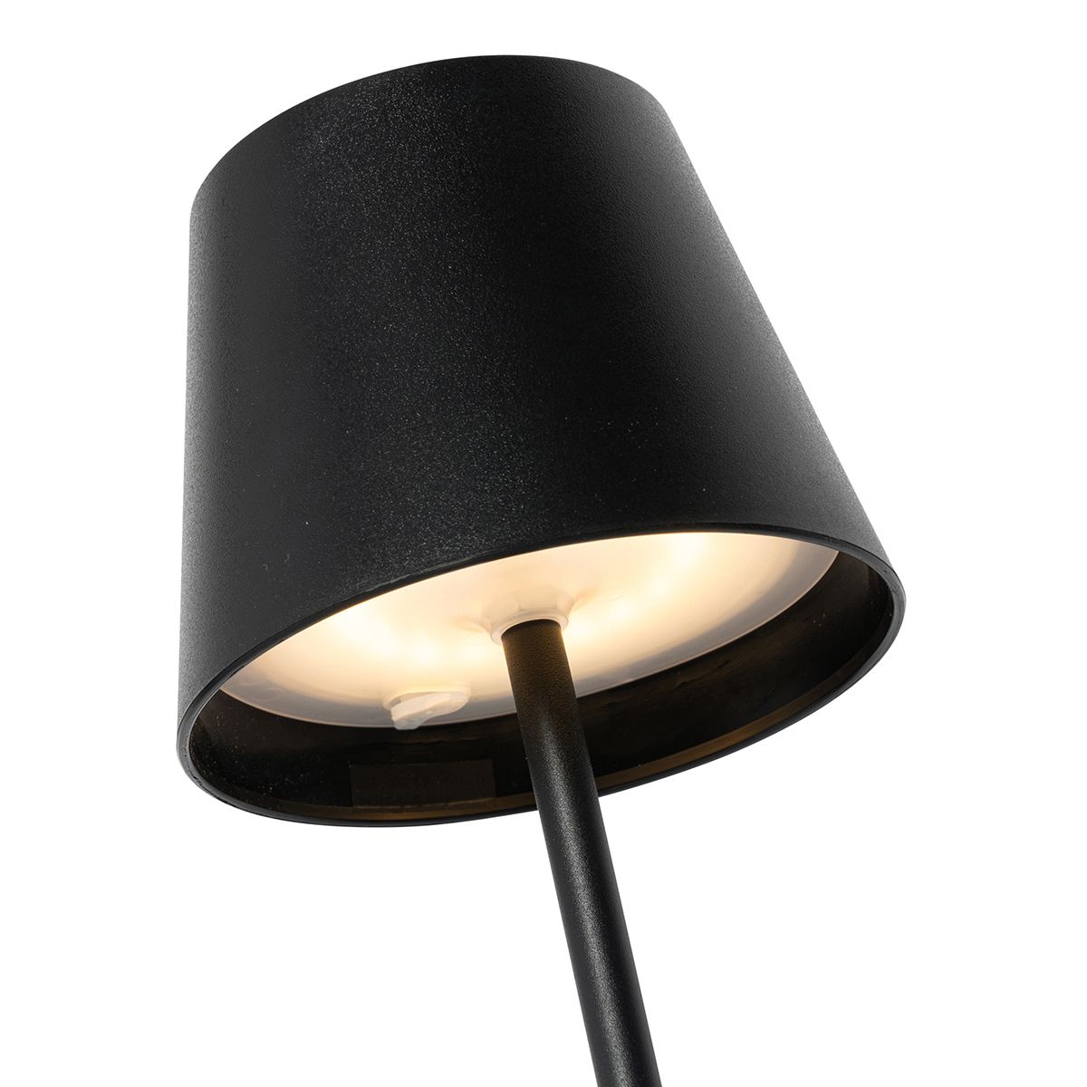 Tafellamp zwart incl. LED dimbaar en oplaadbaar IP54 - Murdock