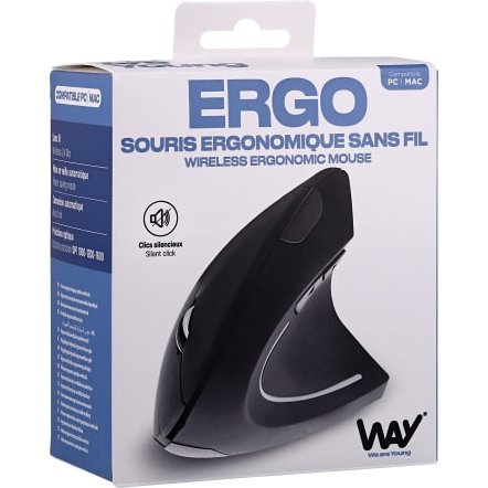 T'nB WMWERGOV souris Universel Droitier Bluetooth 1600 DPI