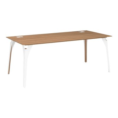 Bureau XENON - 190 cm - Pieds métal - Merisier italien