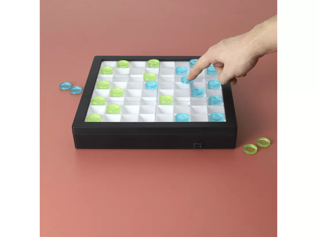 Jeu De Dames Transparent Led M8