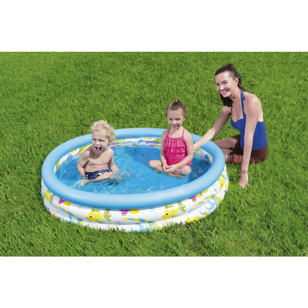 Bestway Kinderbad Rond Koraal 122 cm