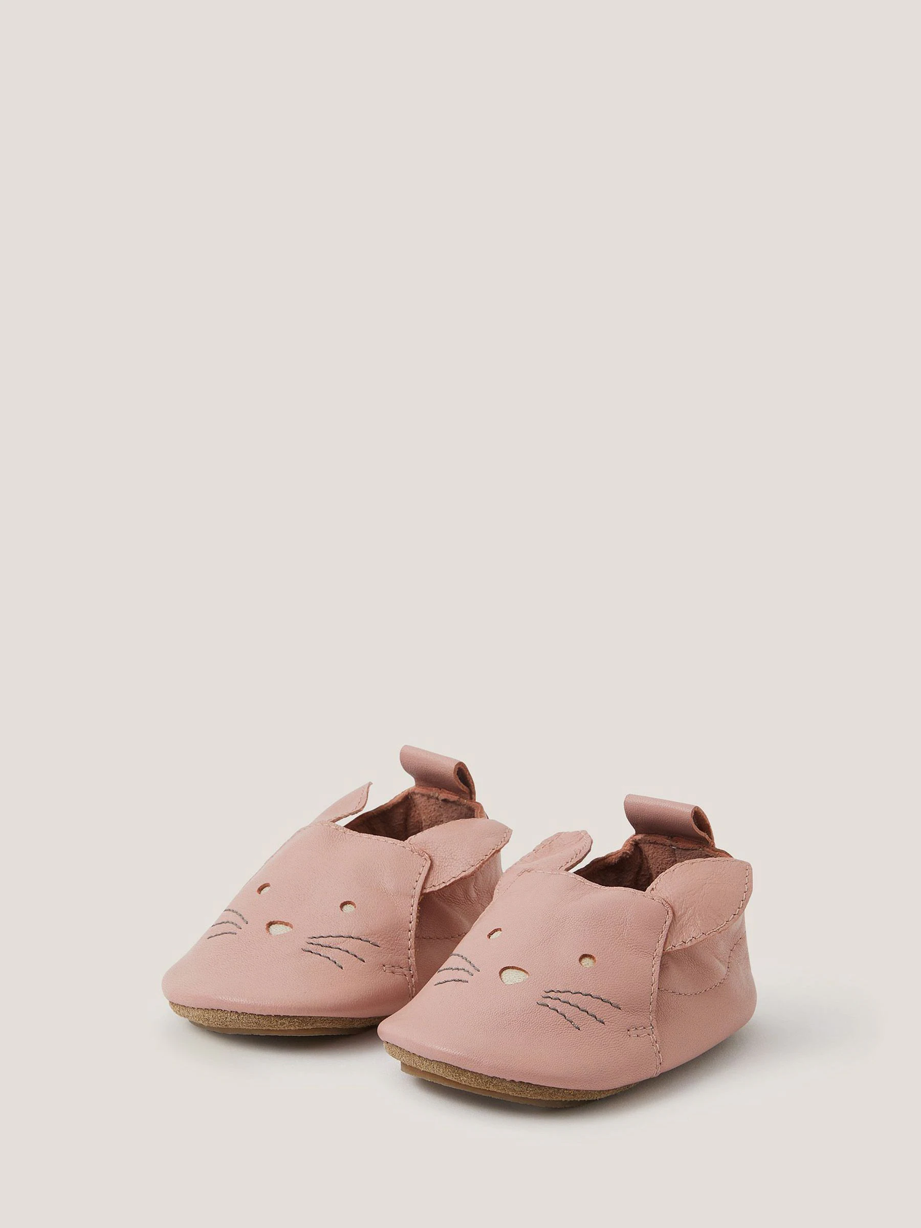 Monsoon Baby Cat Leather Booties