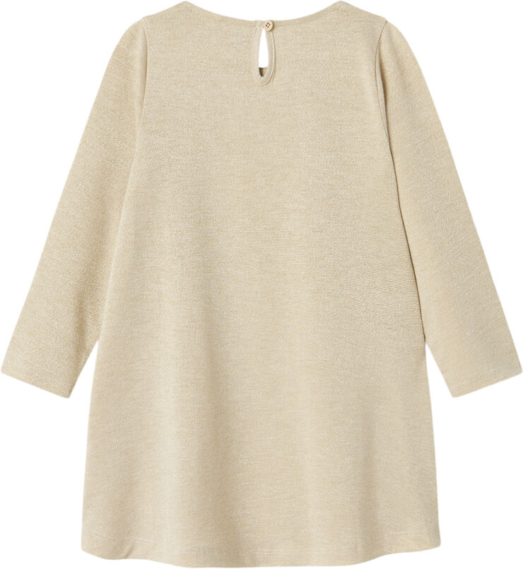 Name It NMFRNANNA LS DRESS Frosted almond