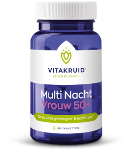 Vitakruid Multi Nacht Vrouw 50  Tabletten 30TB