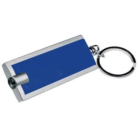 Macma Schlüsselanhänger mit LED Taschenlampe, blau