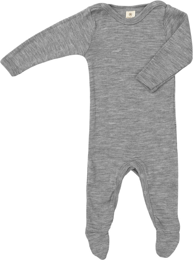 Engel Natur Pyjamas i uld silke, GOTS Grå