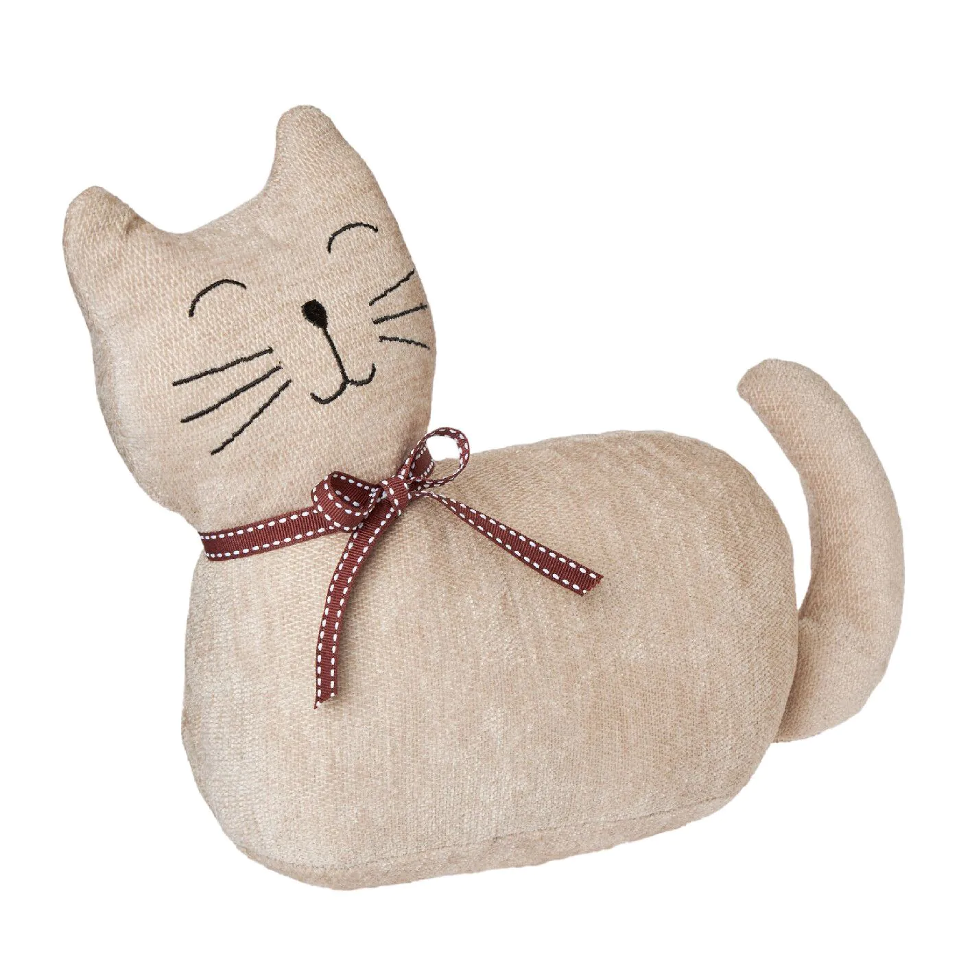 Türstopper Katze, stehend/creme