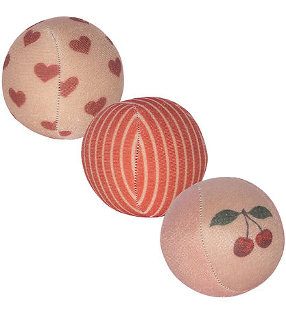 Konges Sløjd Badespielzeug - 3er-Pack - Neopren - Cherry