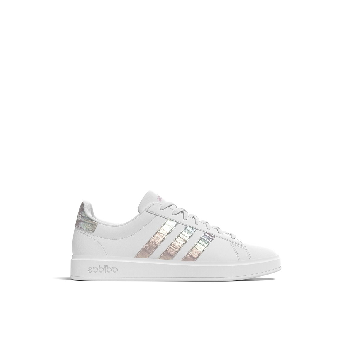 ADIDAS-Gcourt2.0-l-Baskets de tennis - Talon plat - Blanc Ouvert