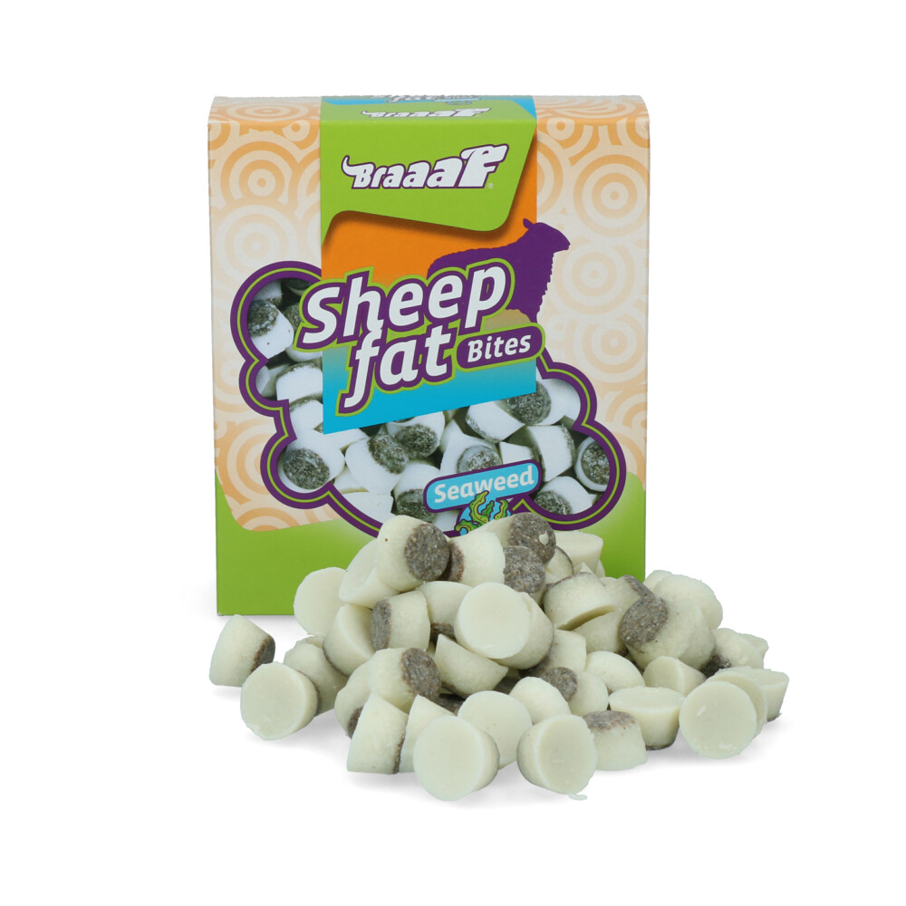 Braaaf Schapenvet Bites met Zeewier245 gr