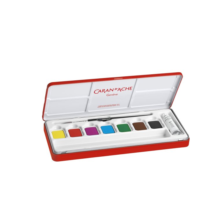 Caran d'Ache Gouachefarbe Studio, Tabletten-Set