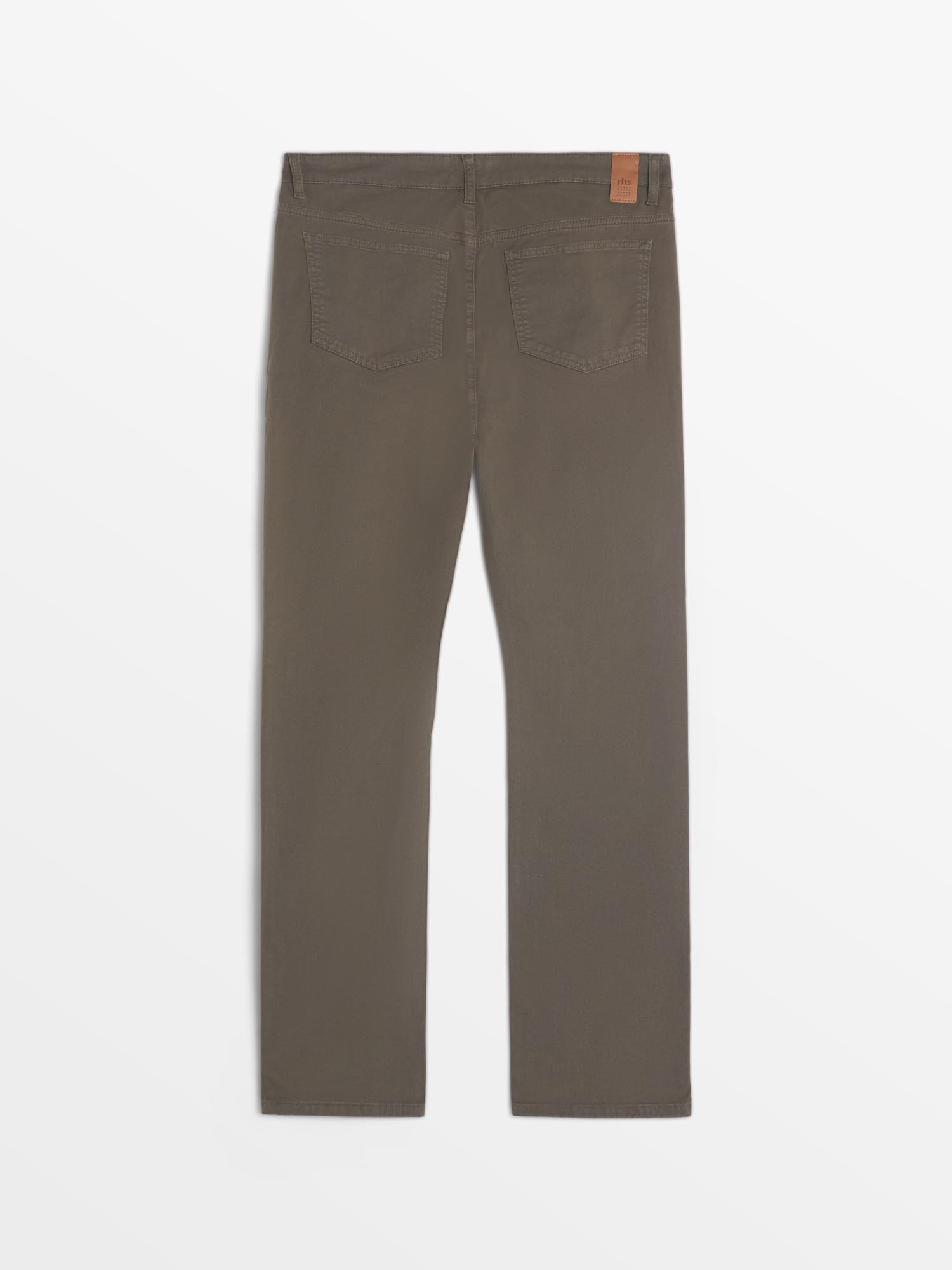 Pantalon Homme Coton Gris