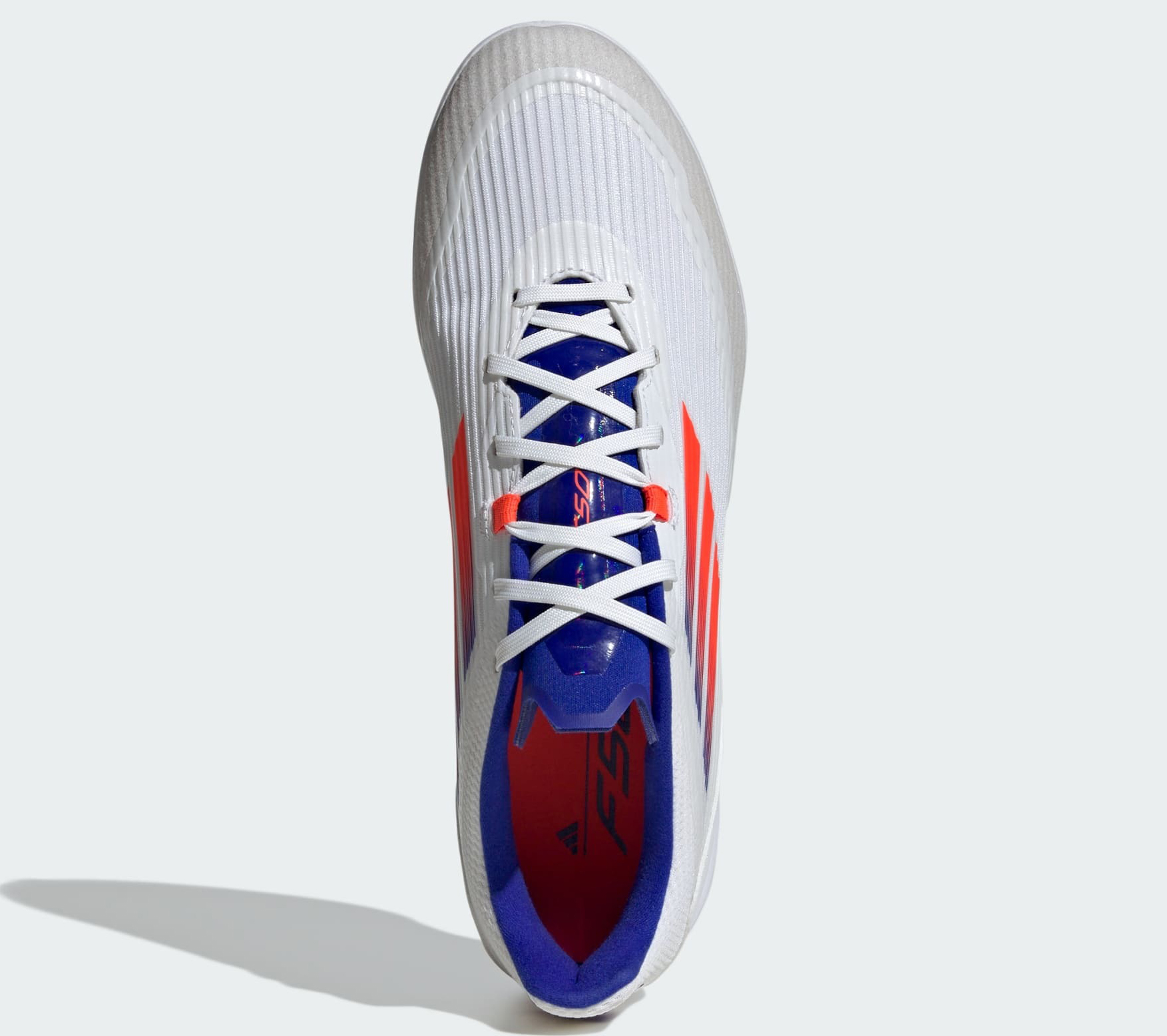 F50 League IN Unisex Cloud White/Solar Red/Lucid Blue