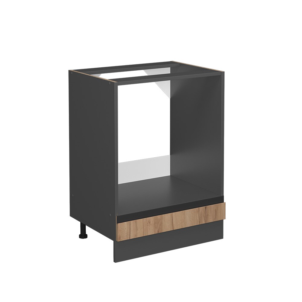 Vicco Herdschrank Küchenschrank Küchenmöbel R-Line J-Shape Anthrazit Eiche 60 cm modern