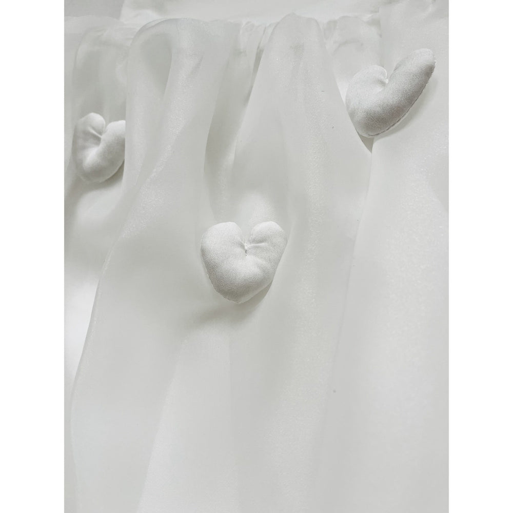 Køb Dolly by Le Petit Tom White Dolly World Heart Balloon Organza Kjole