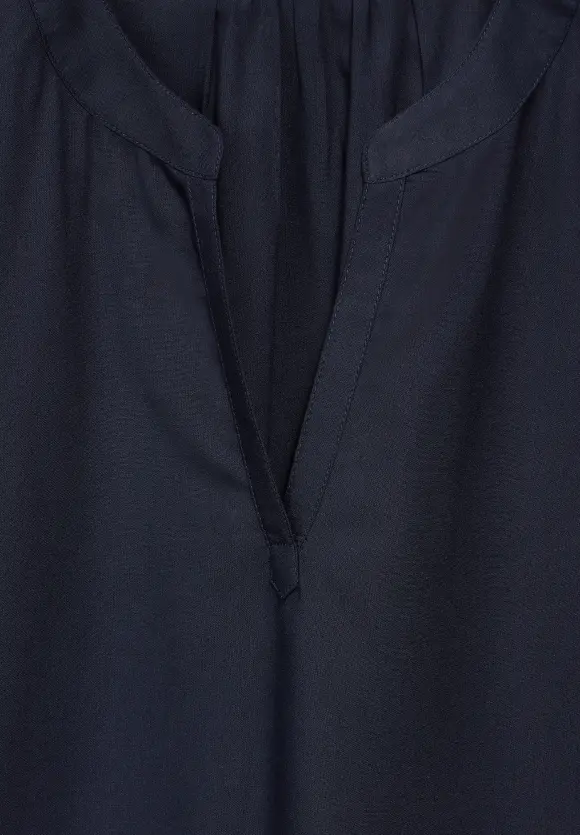 Viskose Blusenshirt - deep blue