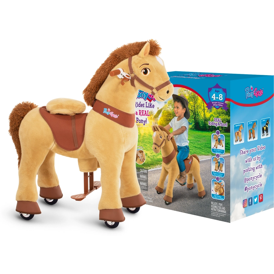 PonyCycle® Light Brown Horse - groß