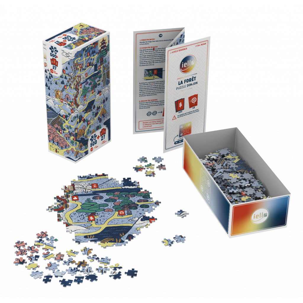 Puzzle Play - Donjon Forêt - 500 Pièces - Occasion