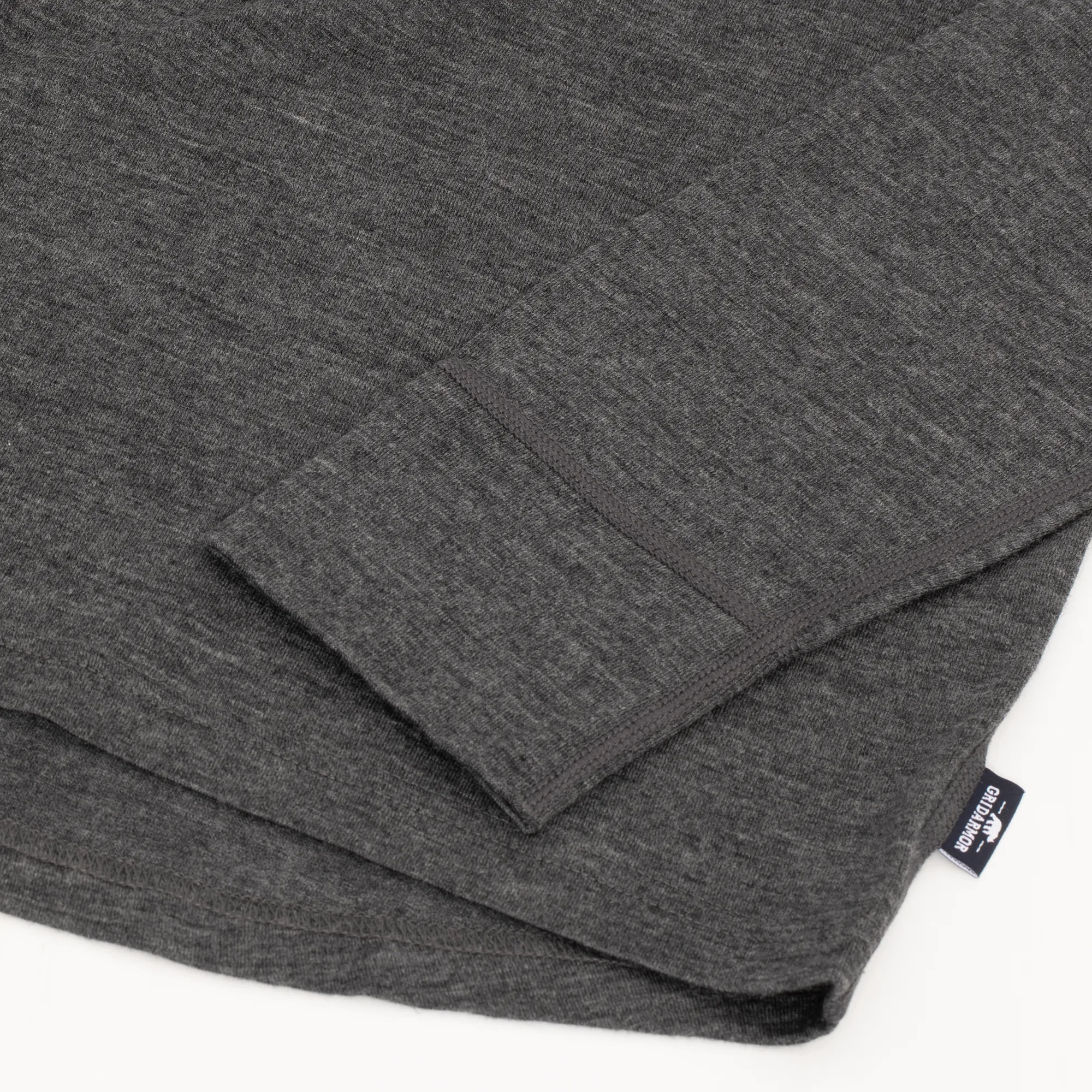 Gridarmor Viks Wool Undertøytop Men Dk. Greymelange