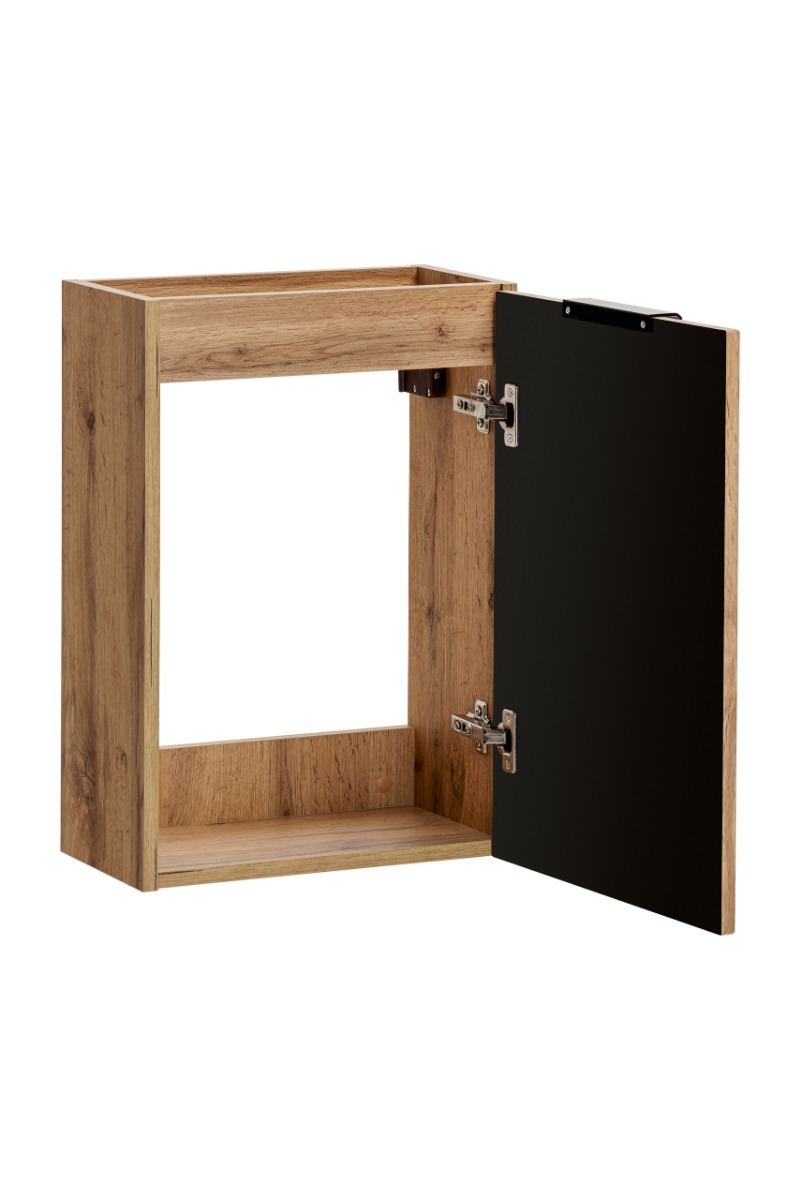 Comad Adele Oak fonteinkast met ribbelfront 40x20cm eiken