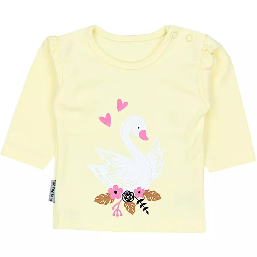 TupTam Baby Mädchen Langarmshirt 5er Set rosagelb