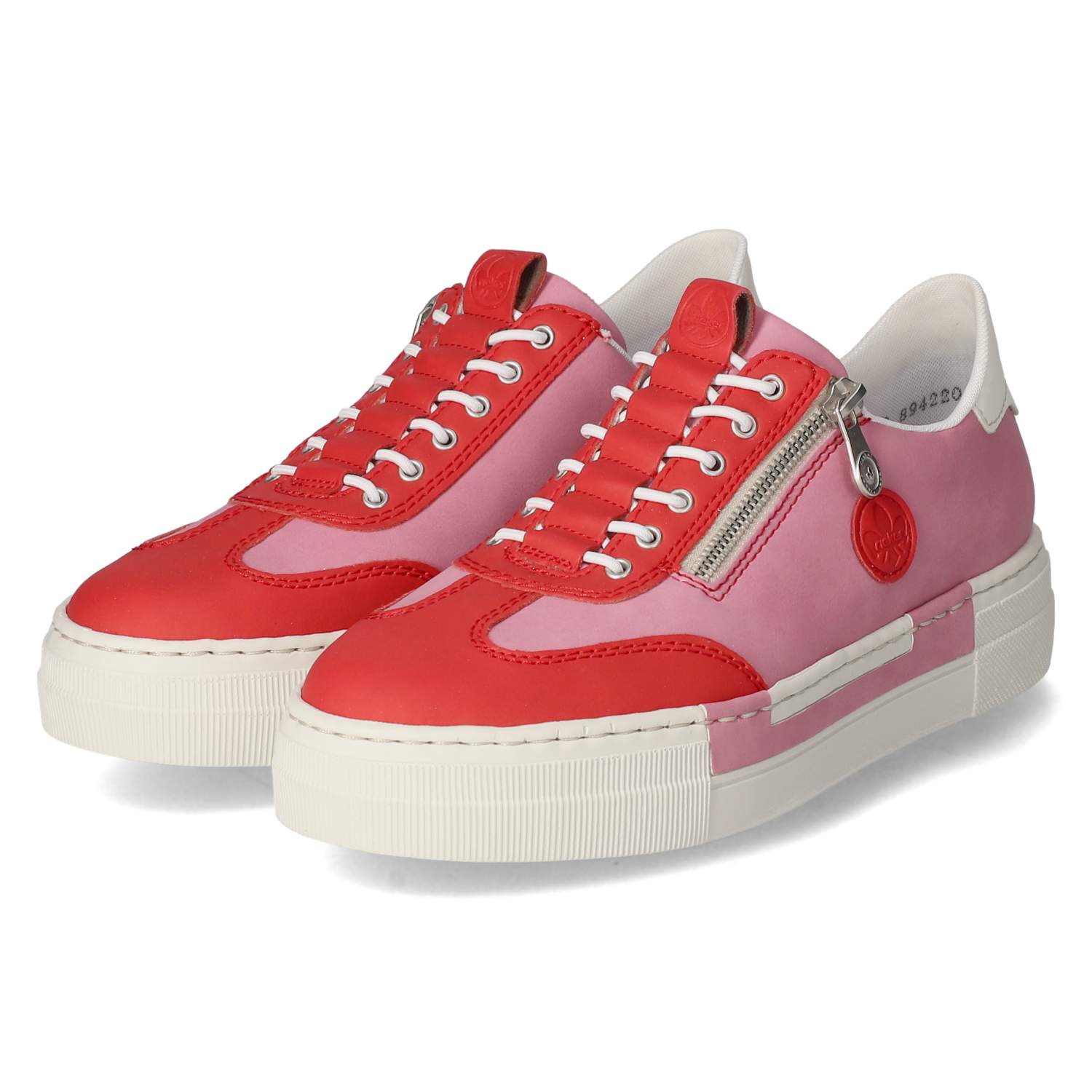 Rieker Low Sneaker - rot kombi