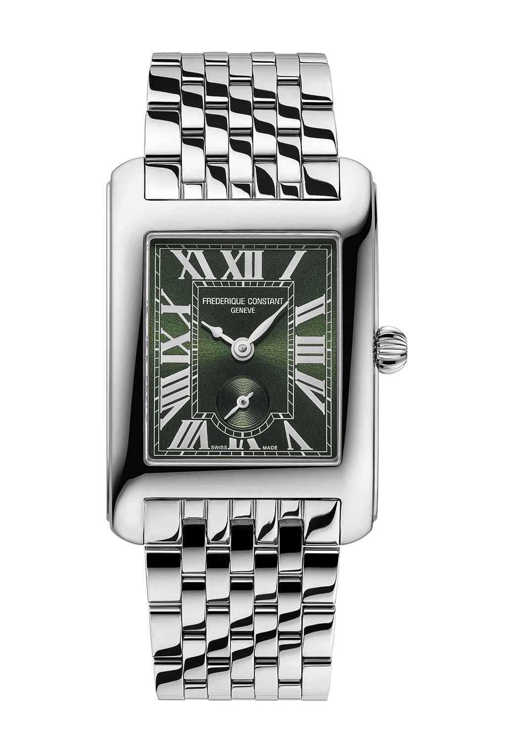 Frederique Constant Classics Carree Small Second Grün