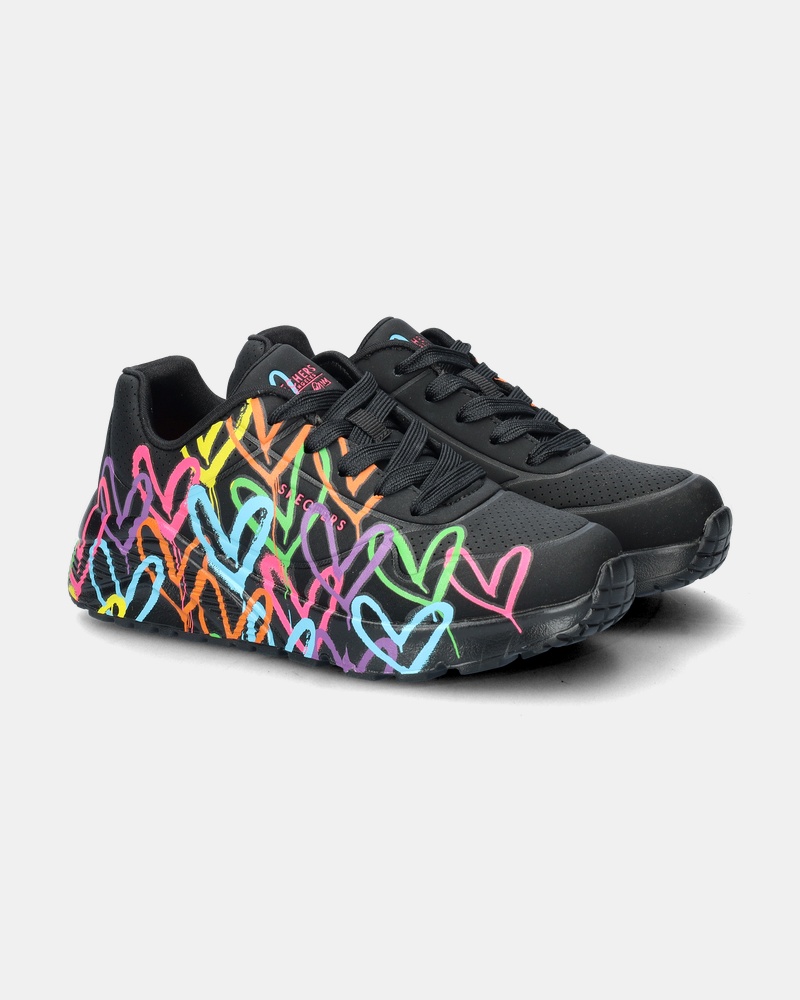 Skechers Uno Lite Lage sneakers  - zwart