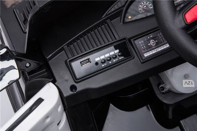 Azeno Elbil Politibil SUV 12V, Svart