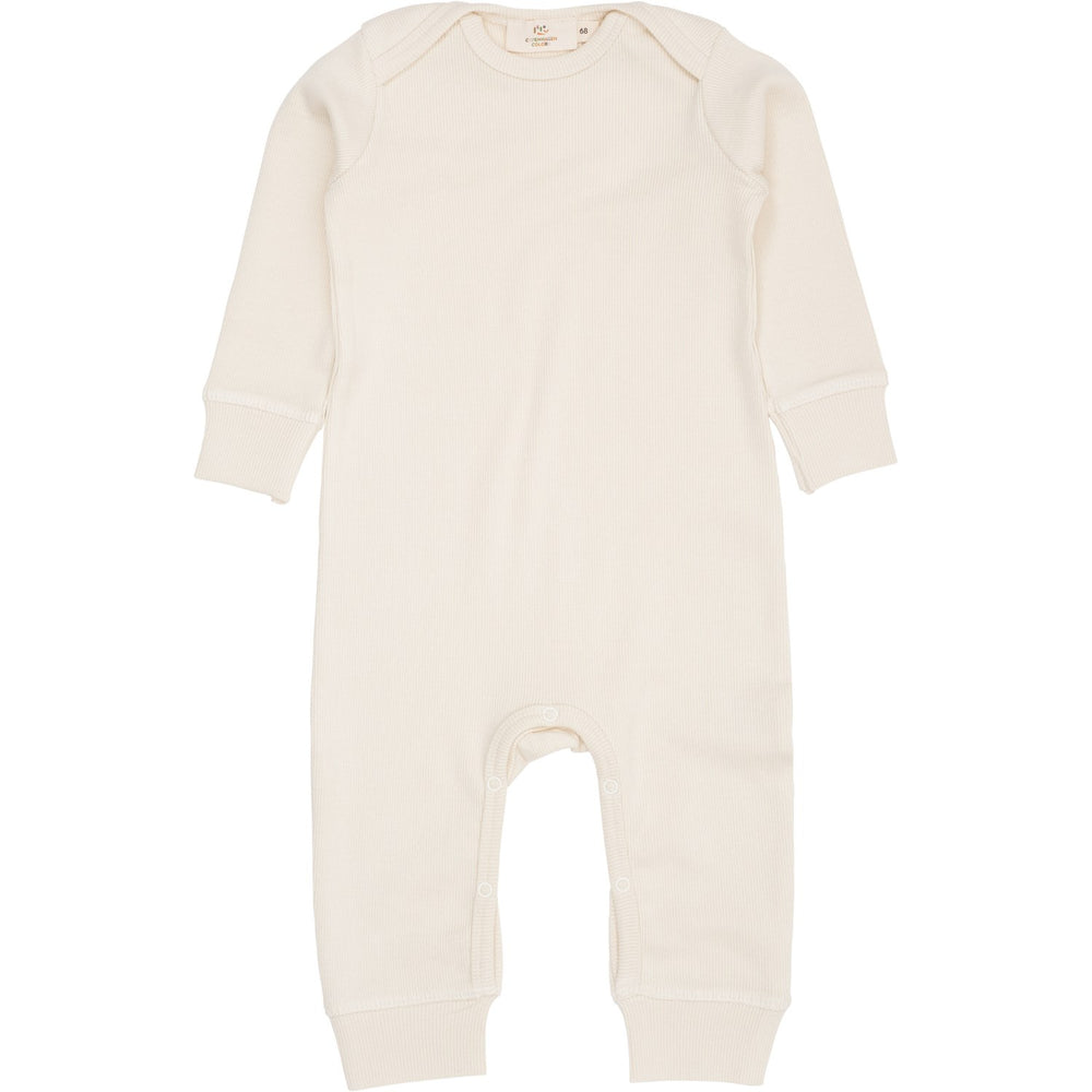 Køb COPENHAGEN COLORS Cream Modal Full Body Romper