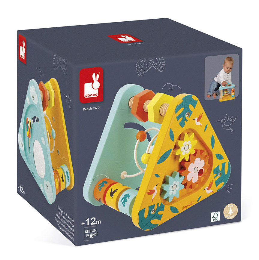 Janod Tropik - Multi-activiteiten Driehoek Spiraal
