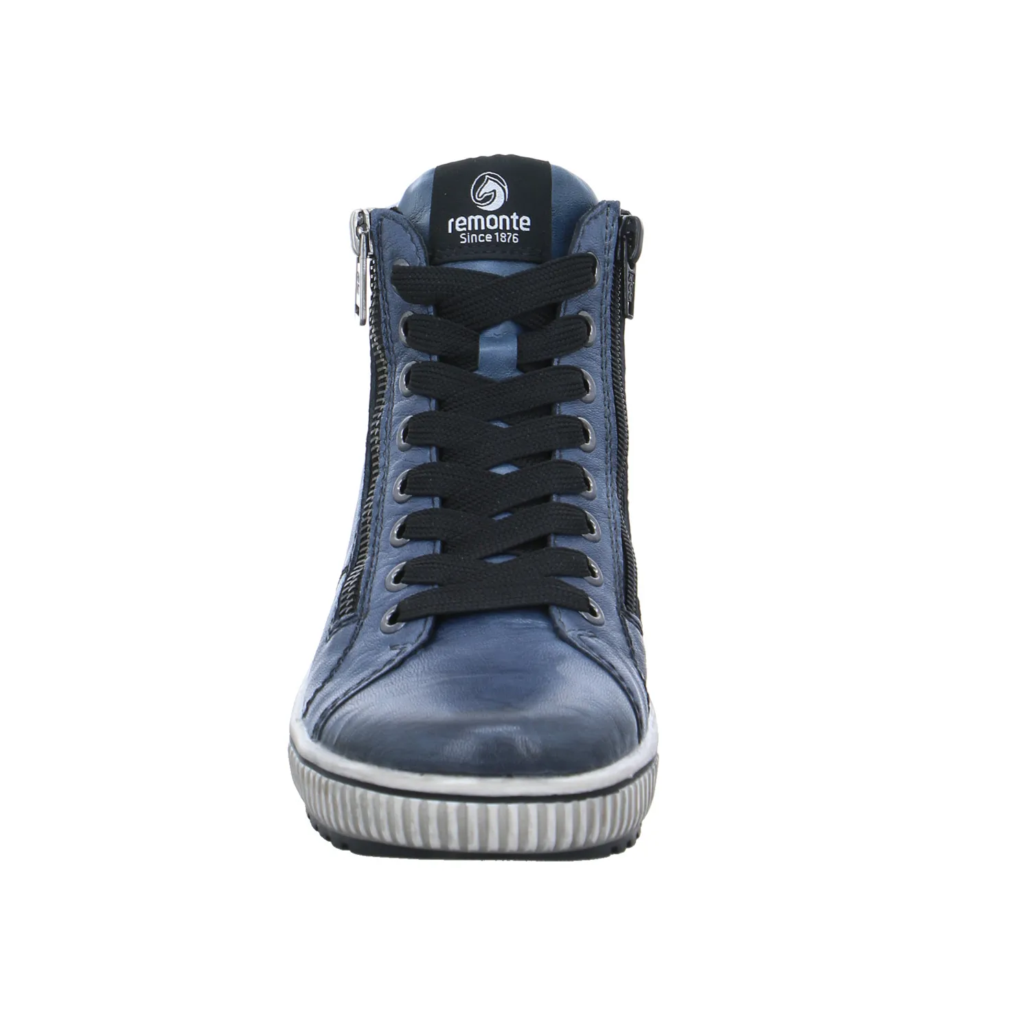 REMONTE Mid Cut Sneaker Blau Leder  mit TEX Membrane