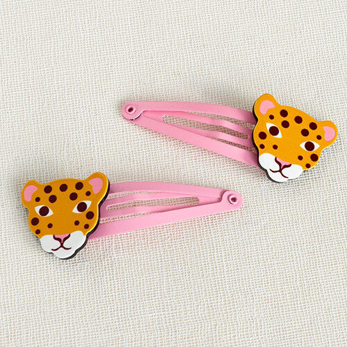 Rex london haarspeldjes wild wonders - leopard - 2st