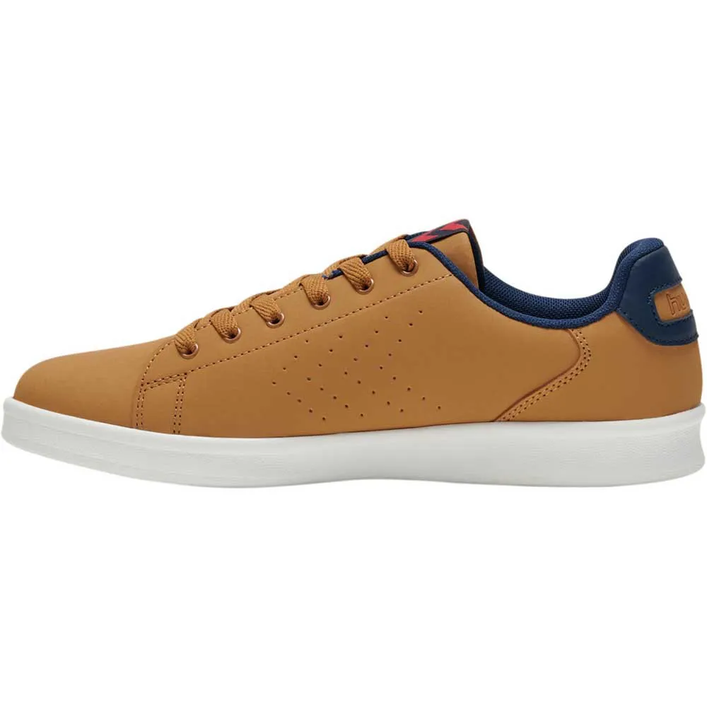 Hummel Busan Synth. Tênis esportivo de nobuck