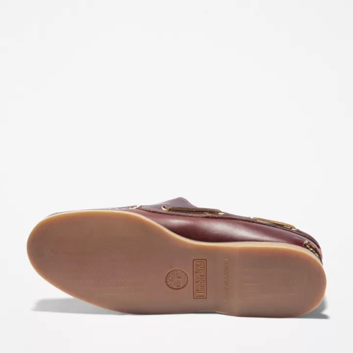 Chaussure bateau classique pour homme en marron