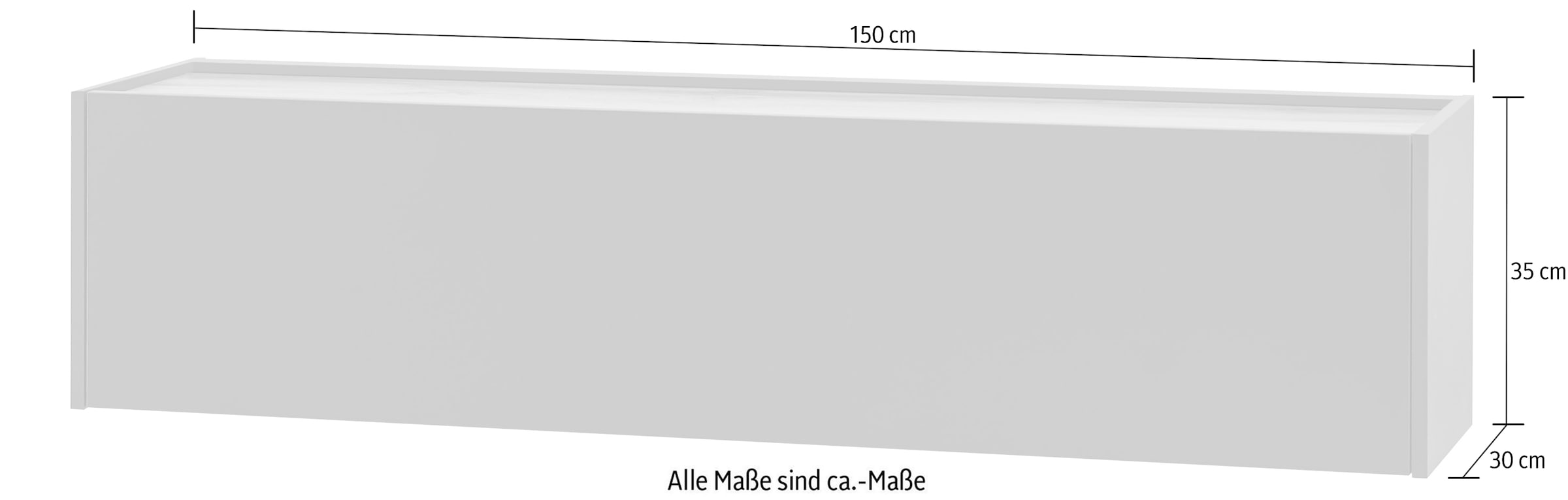 INOSIGN TV-Schrank »City/Giron, moderner Hängeschrank, Lowboard, Wandschrank« zeitlos, modern, wohnliches Home Office, Breite 100 cm
