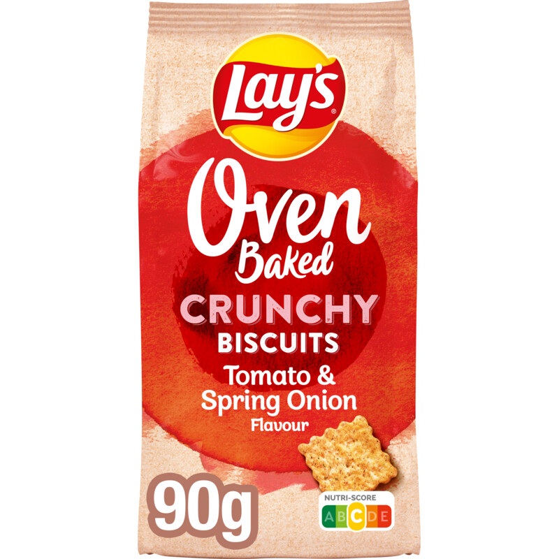 Lay's Oven baked crunchy biscuits tomato onion