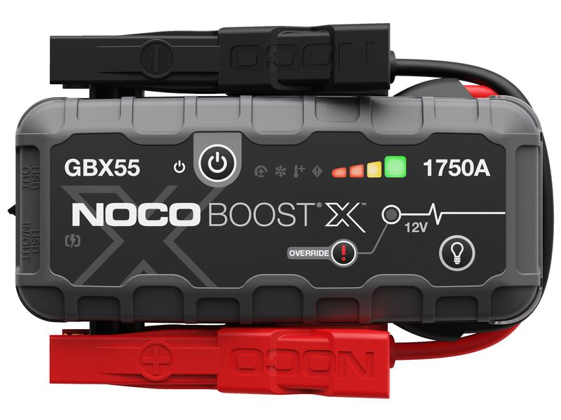 Noco Starterbatterie mit Ladefunktion GBX55 12 V, 1750 A Starterbooster und Powerbank zum überbrücken von Fahrzeugen mit 12 V Batterien