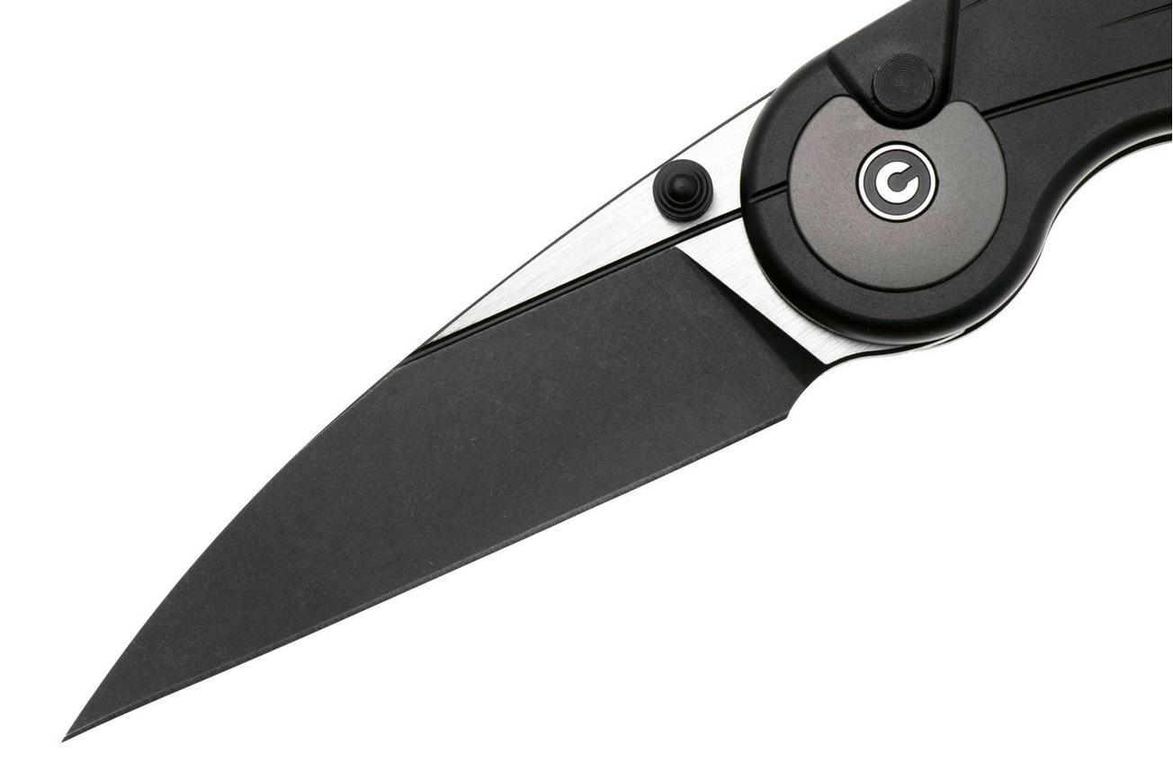 Civivi Starflare C23052-1 Blackwashed Satin Flat Nitro-V, Black Aluminum, zakmes