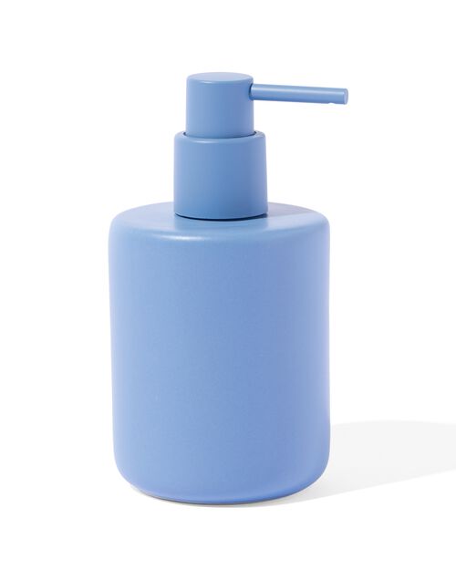 pompe à savon Ø8x15 céramique bleu mat