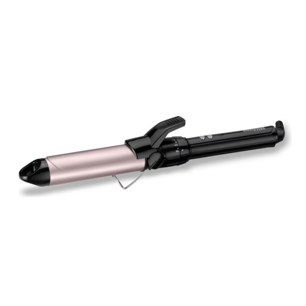 (32mm) Lockenstab Keramik Haar Lockenstyler (C332E) - Schwarz / Rosa