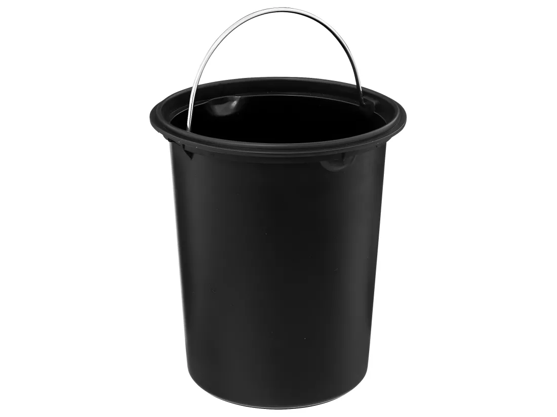 Poubelle de salle de bain en métal Marron malt Soft Close 3 L