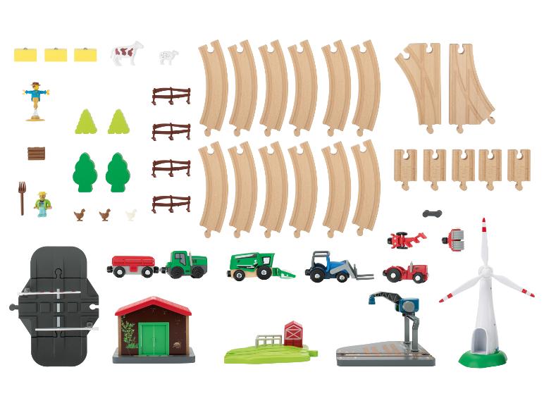 Houten treinset