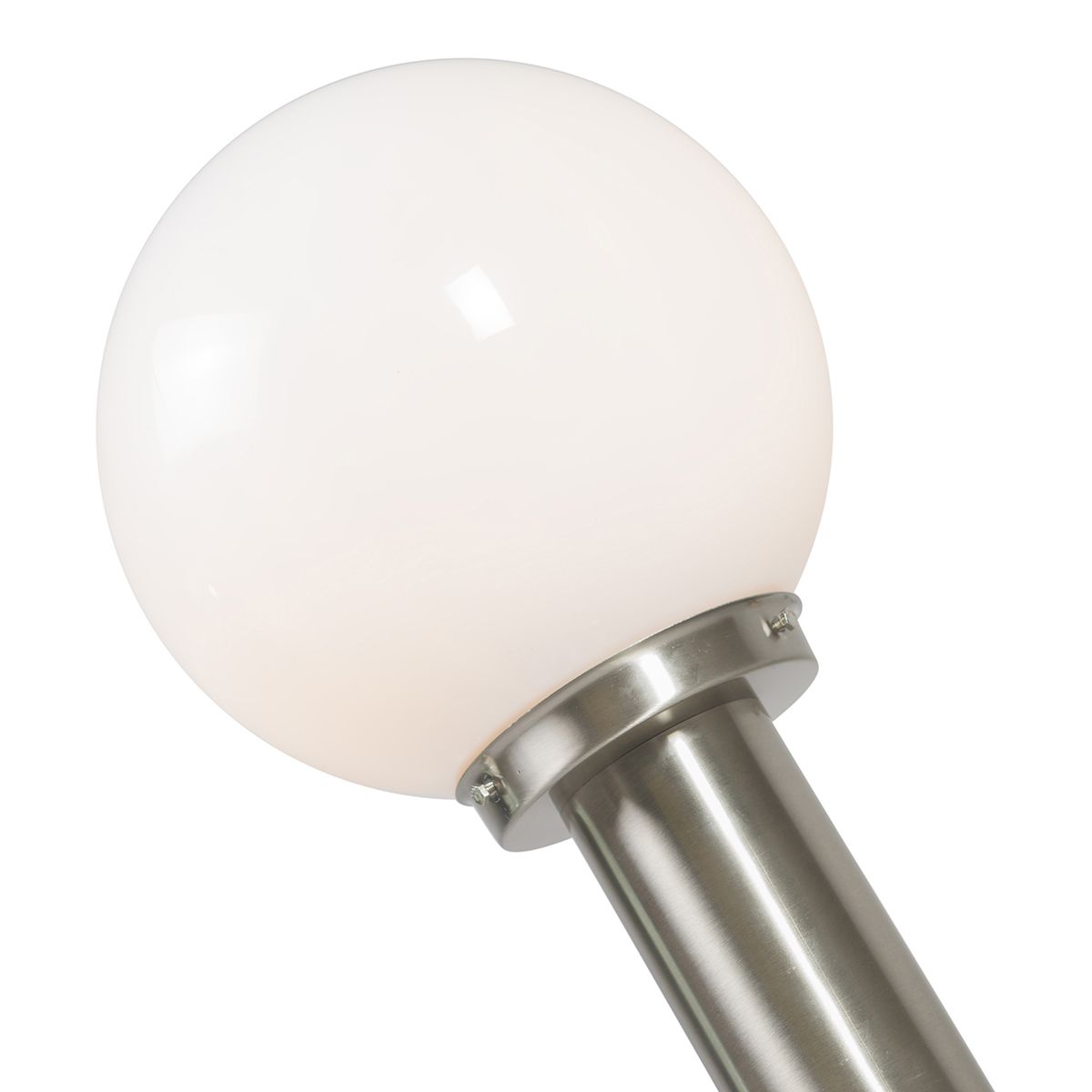 Smart buitenlamp paal staal RVS 50 cm incl. Wifi A60 - Sfera