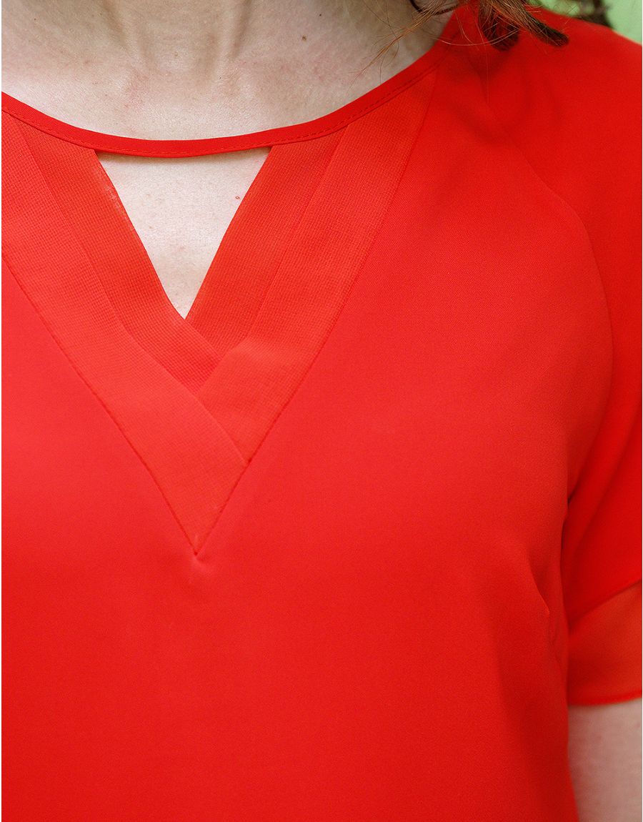 Robe habillée orange